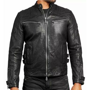 Affliction | Jackets & Coats | Affliction Leather On Fire Mens Jacket ...